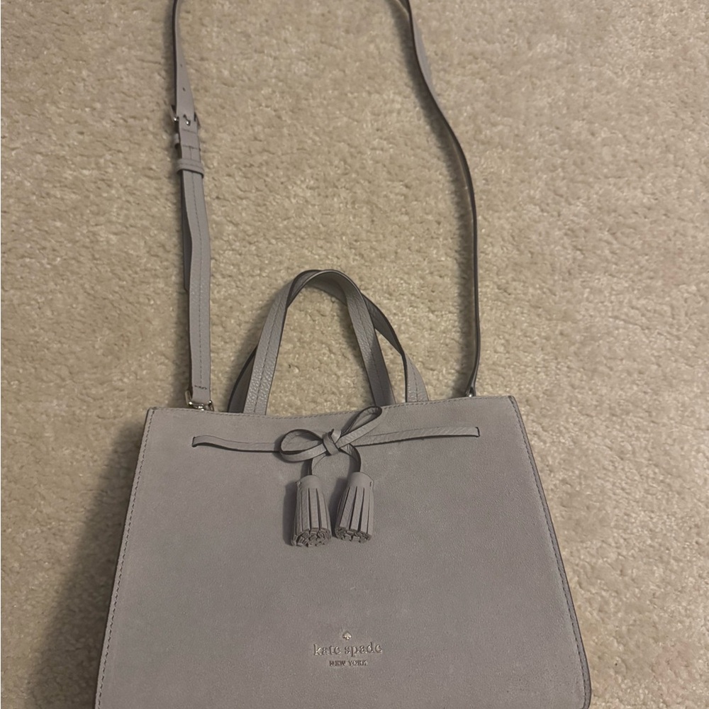 Kate Spade Light Gray Shoulder Bag